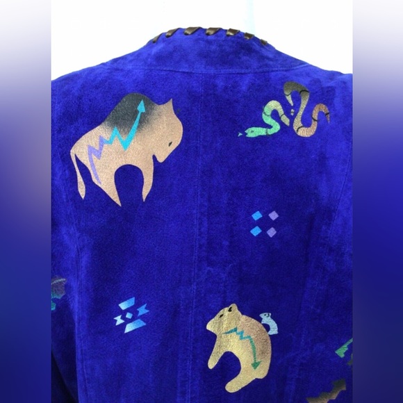 Vintage Char Santa Fe Suede Jacket - Picture 7 of 8